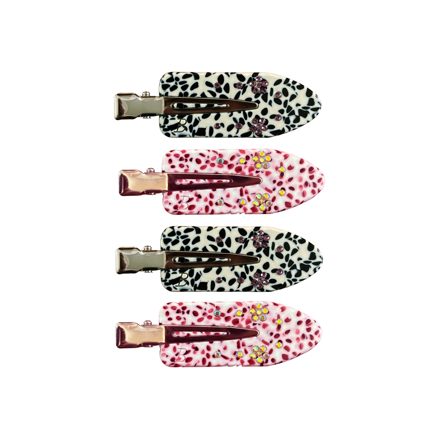 Maddie Creaseless Clips in Rhubarb Custard & Vanilla Bean