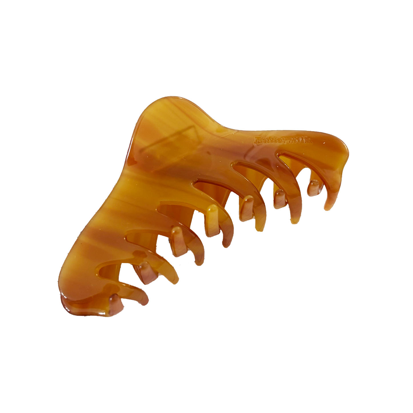 Georgia Claw Clip in Burnt Marmalade