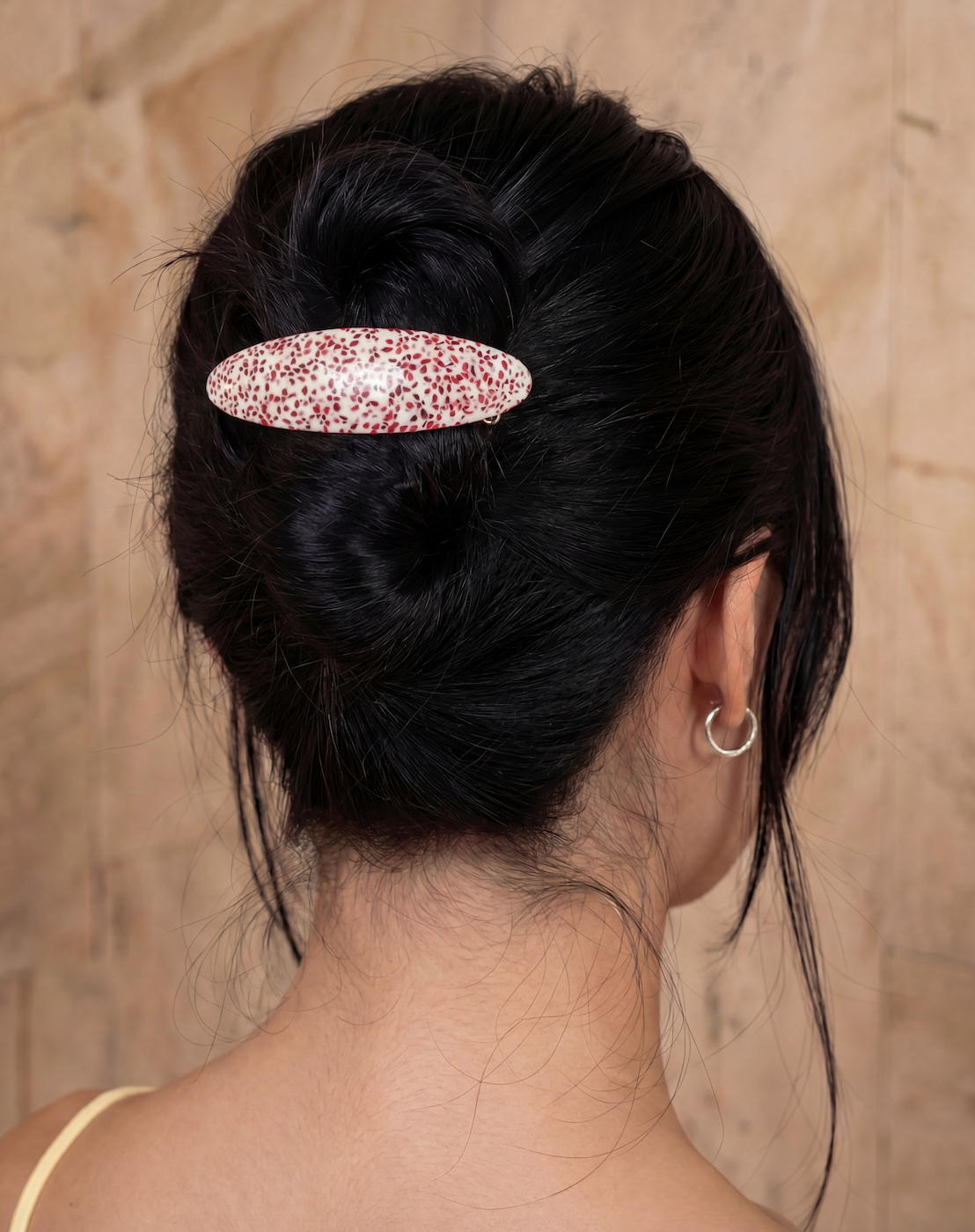 Yim Mei Barrette in Rhubarb Custard
