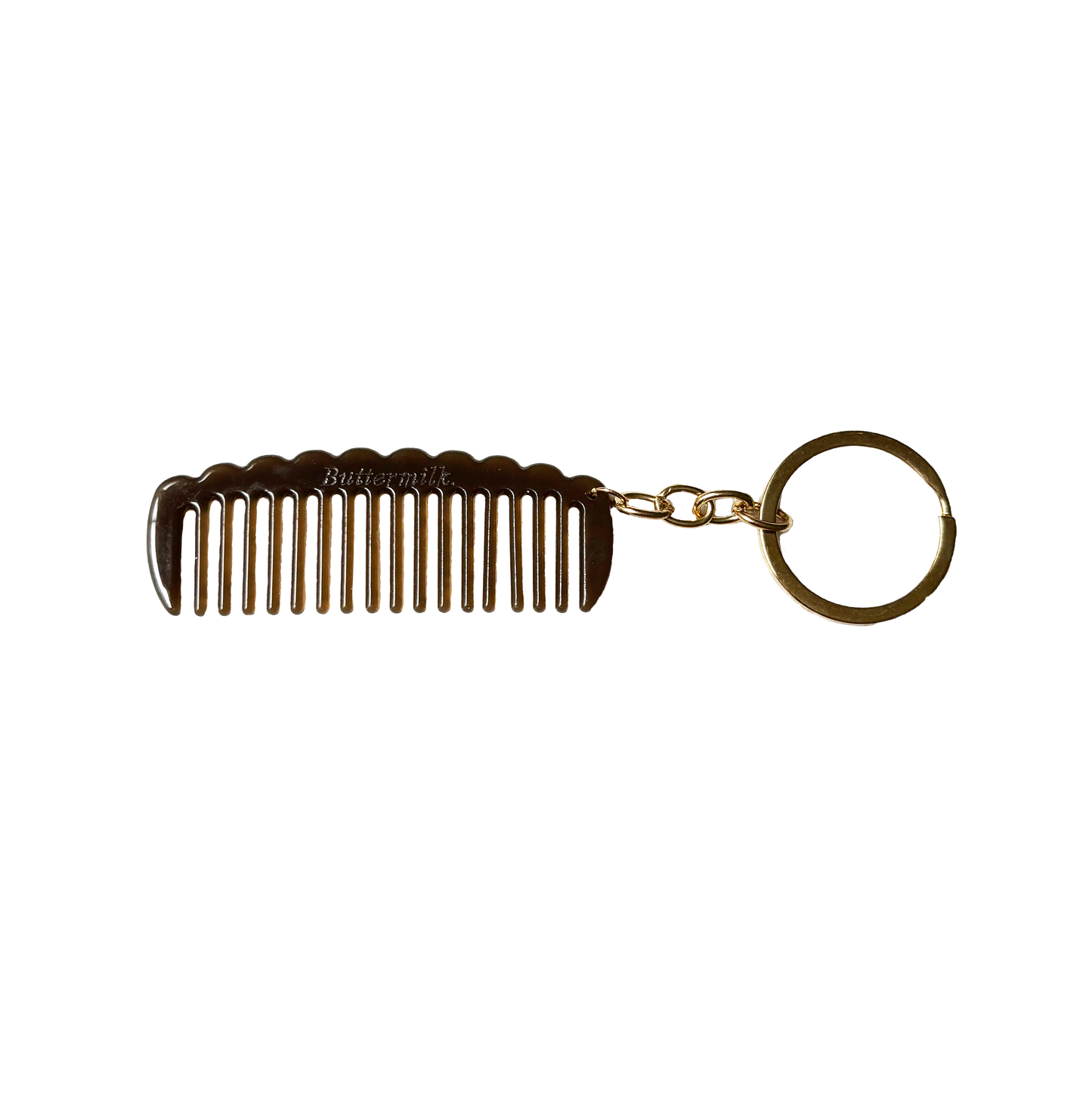 Seanie Comb Keyring in Dark Roast