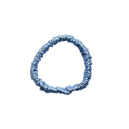 Mia Silk Scrunchie in Daydream