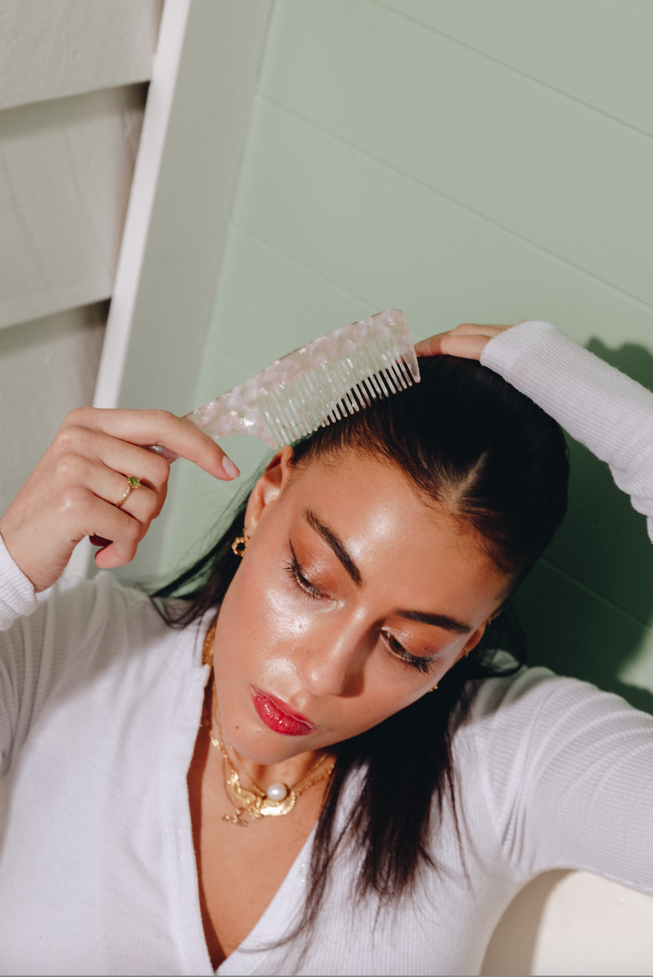 Lauren in Strawberry Clouds