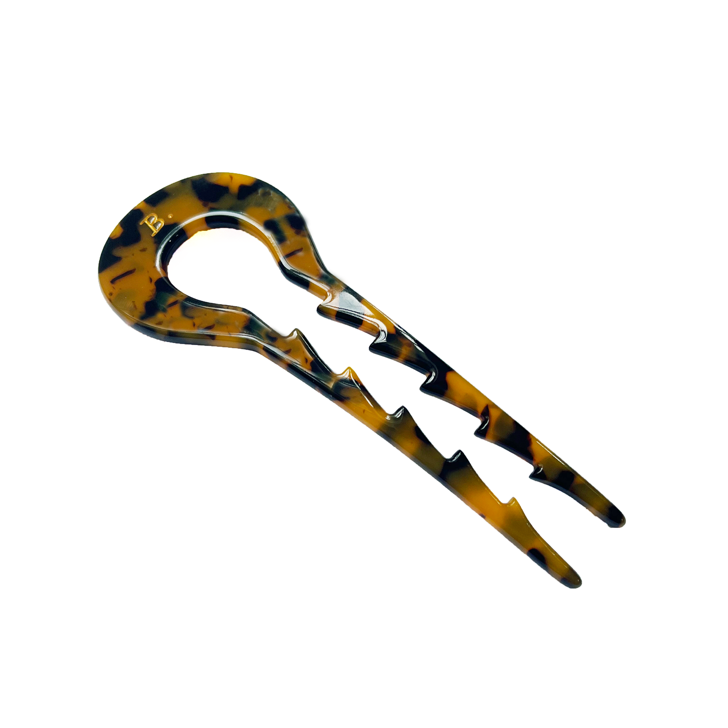 Emily Hair Fork in Tortoiseshell