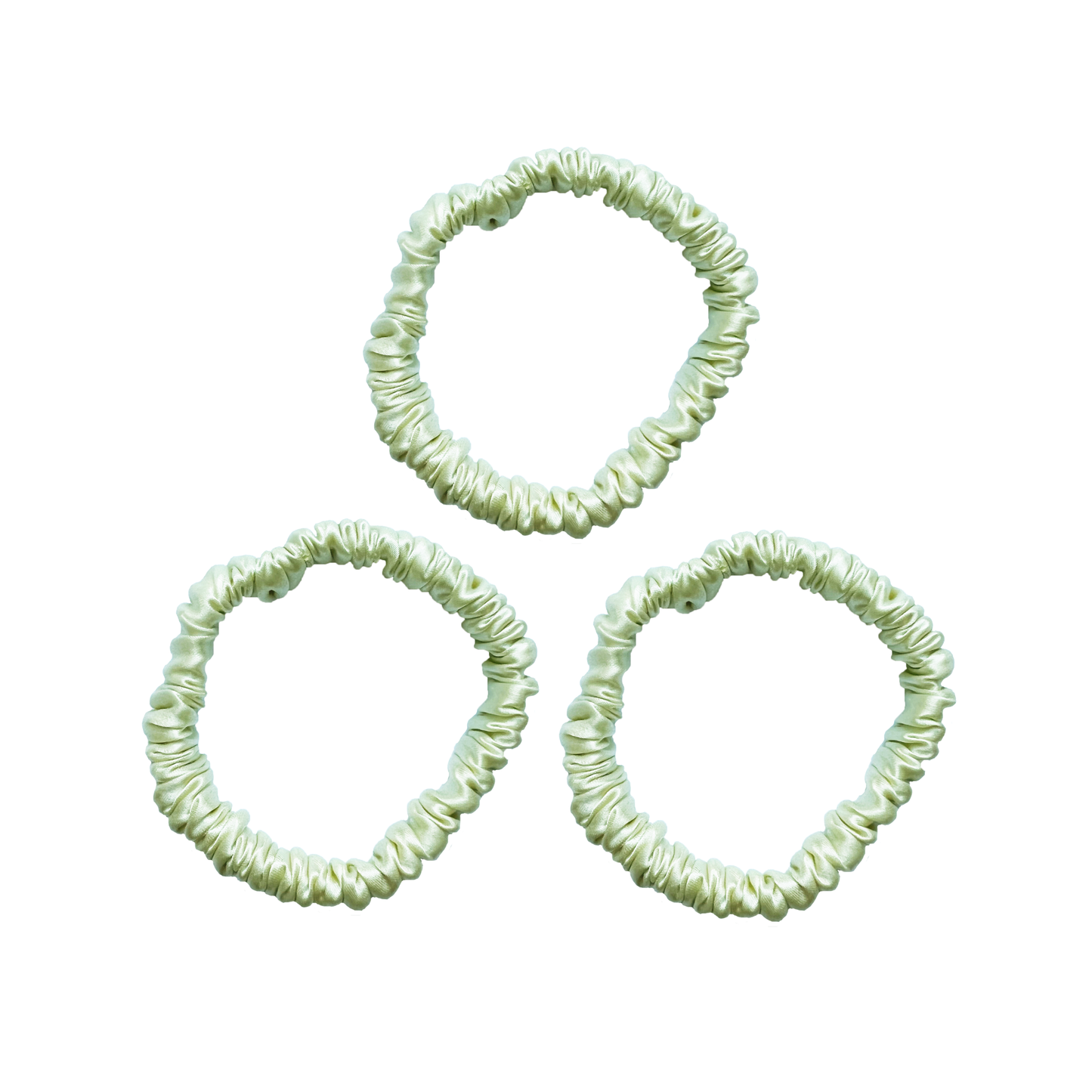 Mia Skinny Silk Scrunchie (pack of 3)