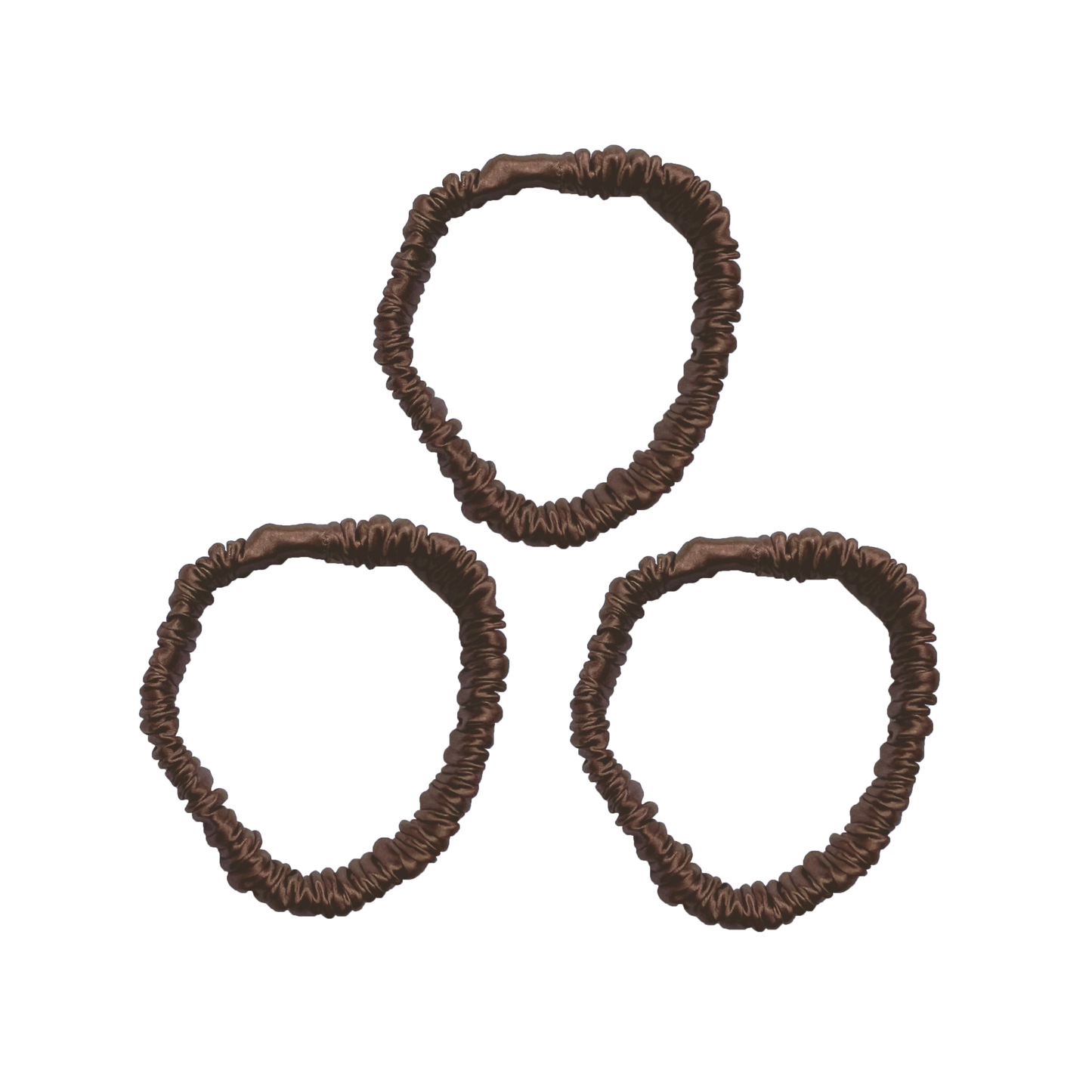 Mia Skinny Silk Scrunchie (pack of 3)