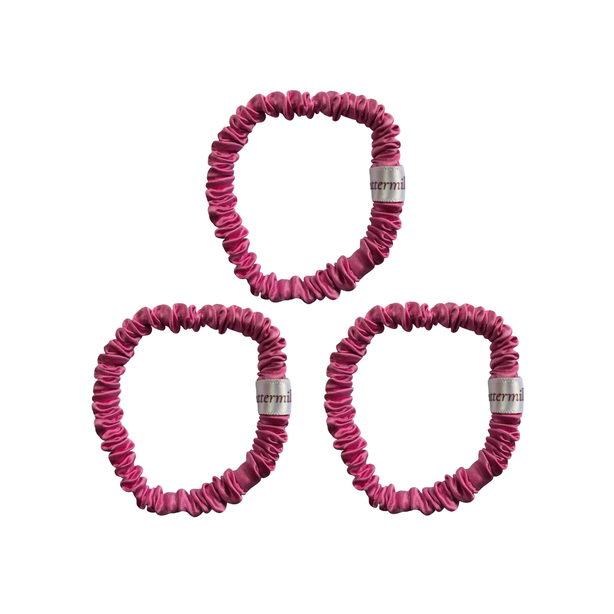 Mia Skinny Silk Hair Tie (pack of 3)
