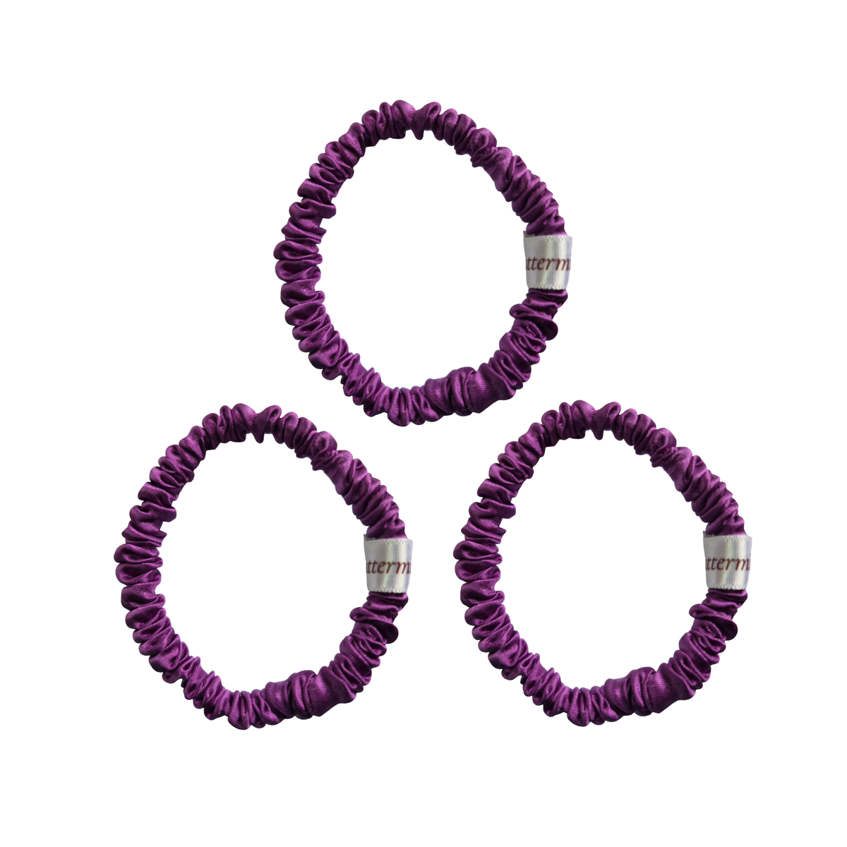 Mia Skinny Silk Hair Tie (pack of 3)
