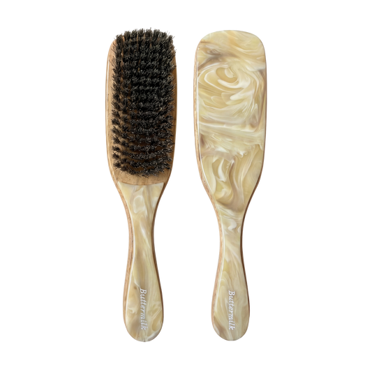 Benny Boar Bristle Brush in Buttercream