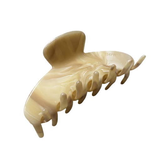 Elle Claw Clip in Buttercream