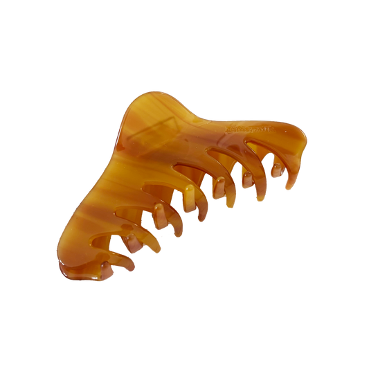 Georgia Claw Clip in Burnt Marmalade