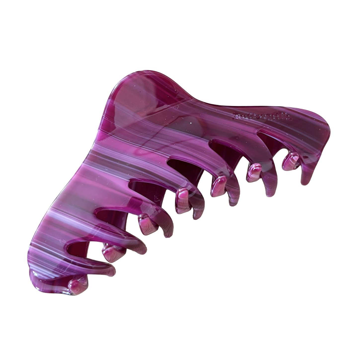 Georgia Claw Clip in Plum Jam
