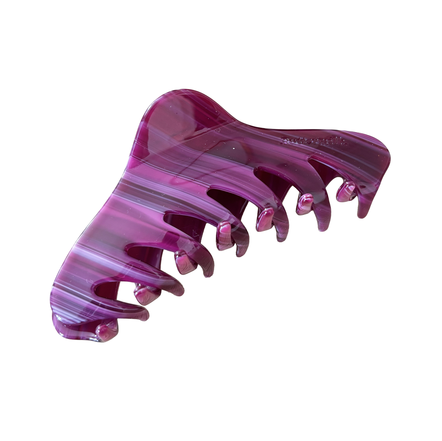 Georgia Claw Clip in Plum Jam