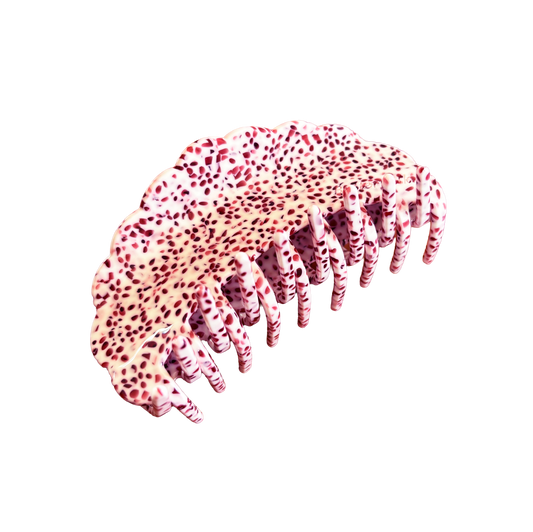 Jenny Claw Clip in Rhubarb Custard