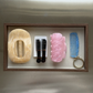 Seanie Comb Keyring in Blue Raspberry