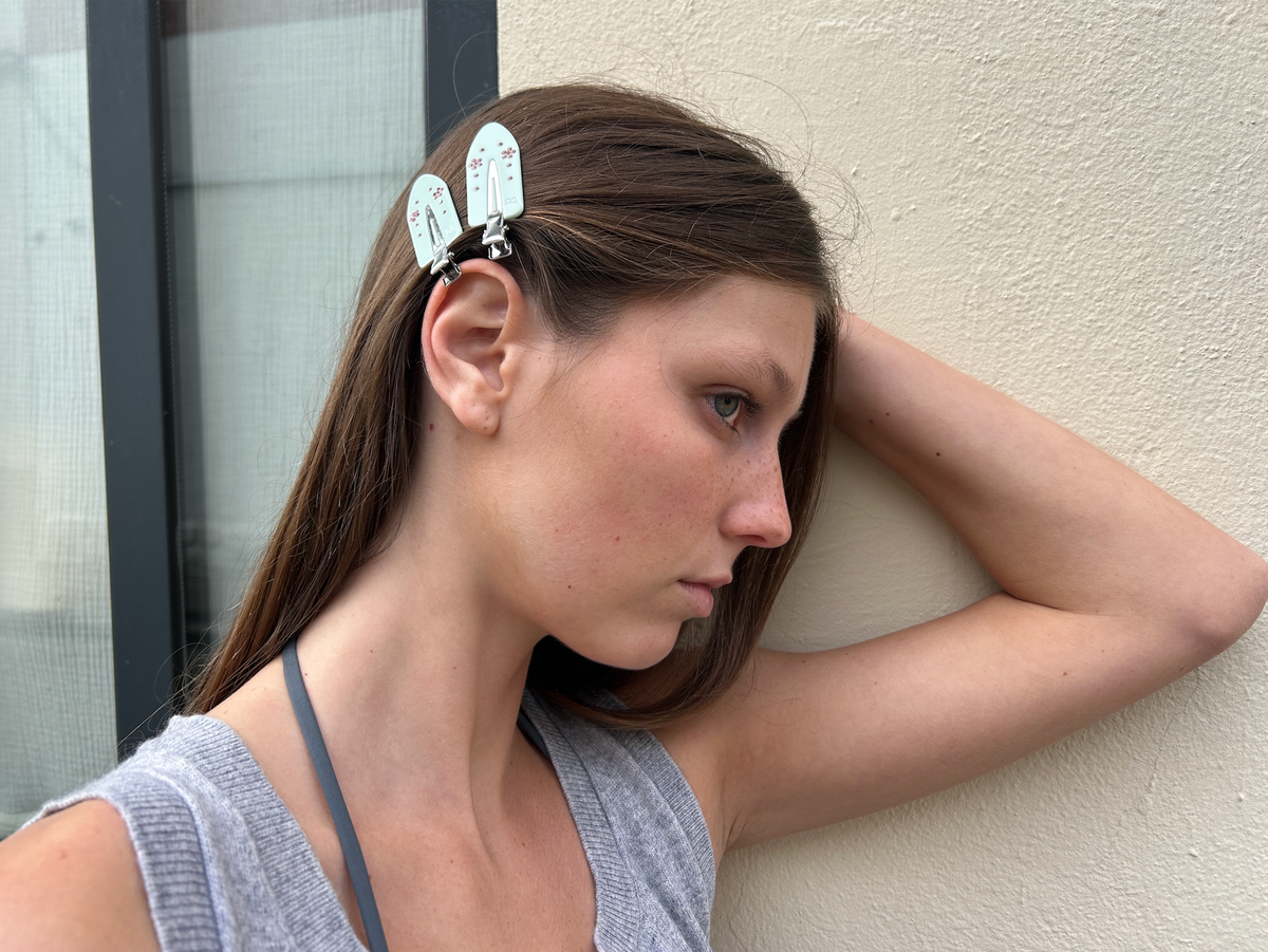 Maddie Creaseless Clips in Honeydew