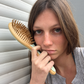Dev Bamboo Paddle Brush in Honeydew
