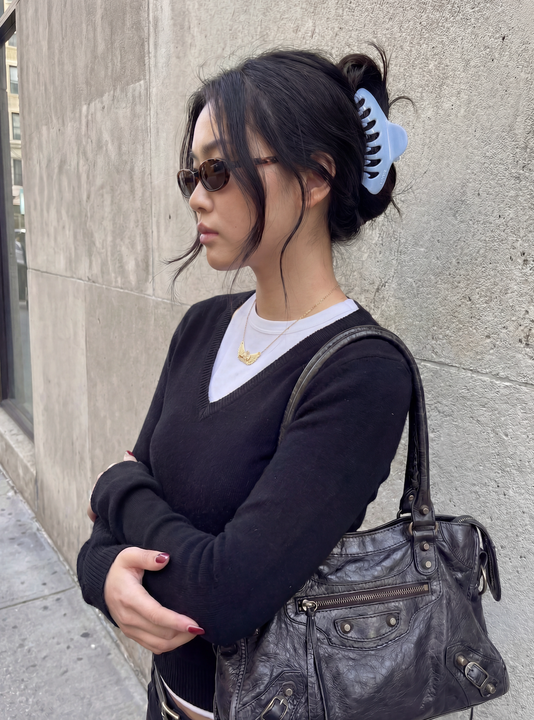 Georgia Claw Clip in Blue Lagoon