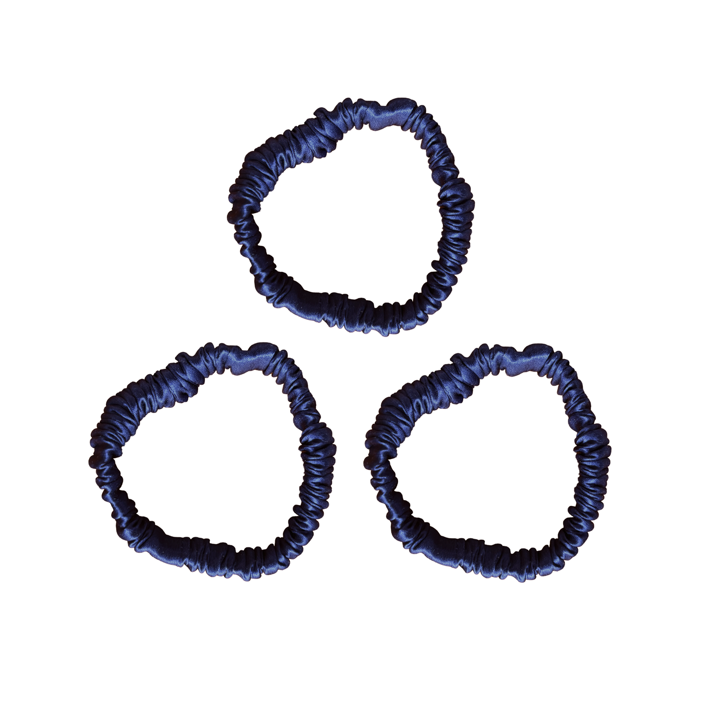 Mia Skinny Silk Scrunchie (pack of 3)