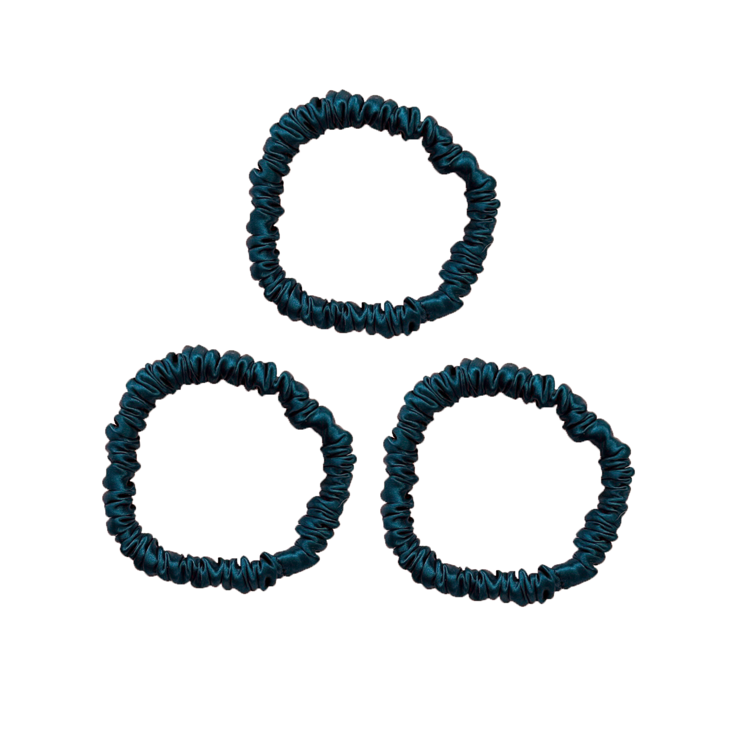 Mia Skinny Silk Scrunchie (pack of 3)