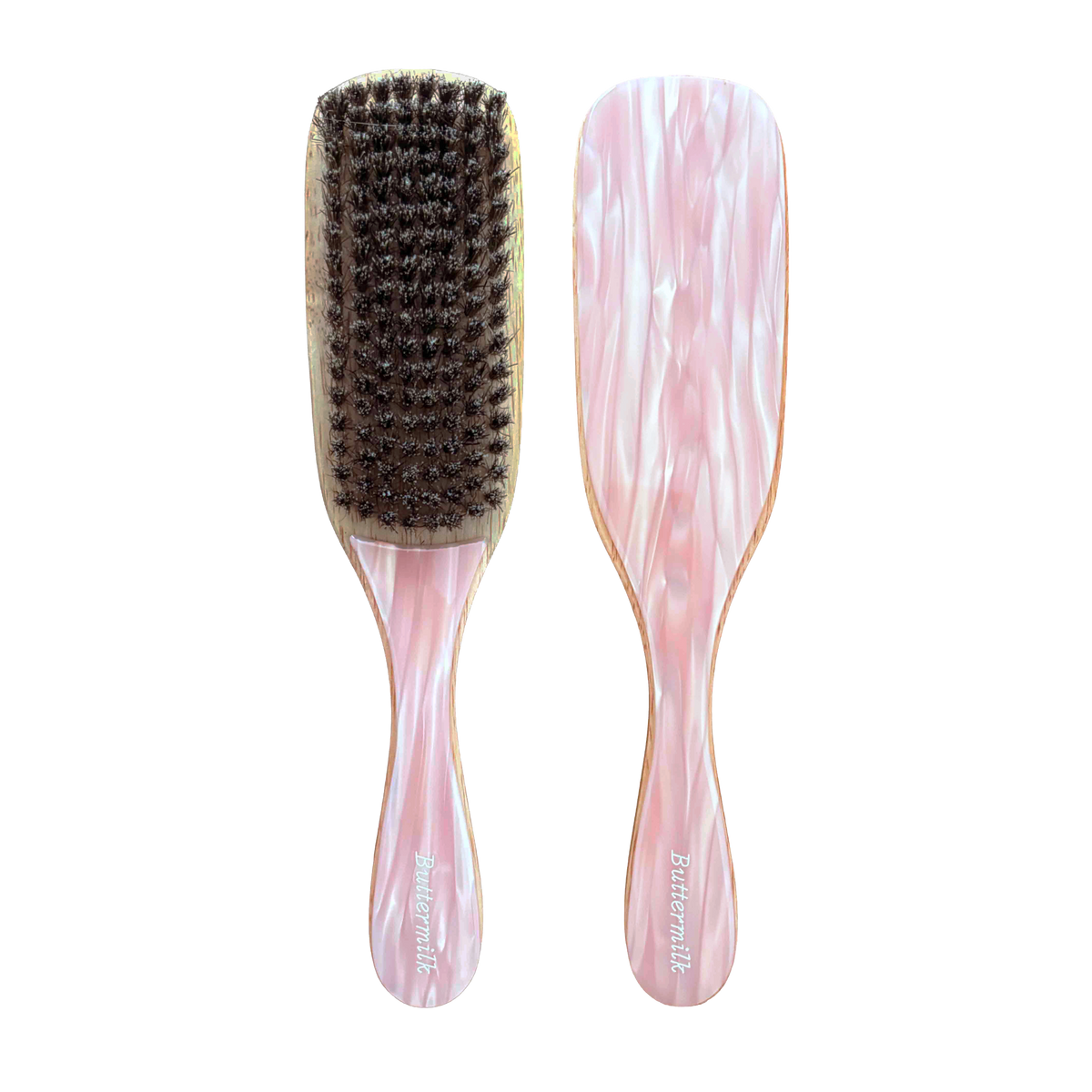 Benny Boar Bristle Brush in Strawberries & Cream