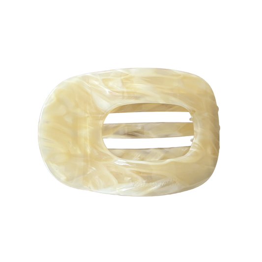 Courtney Flat Clip in Milk Bottle