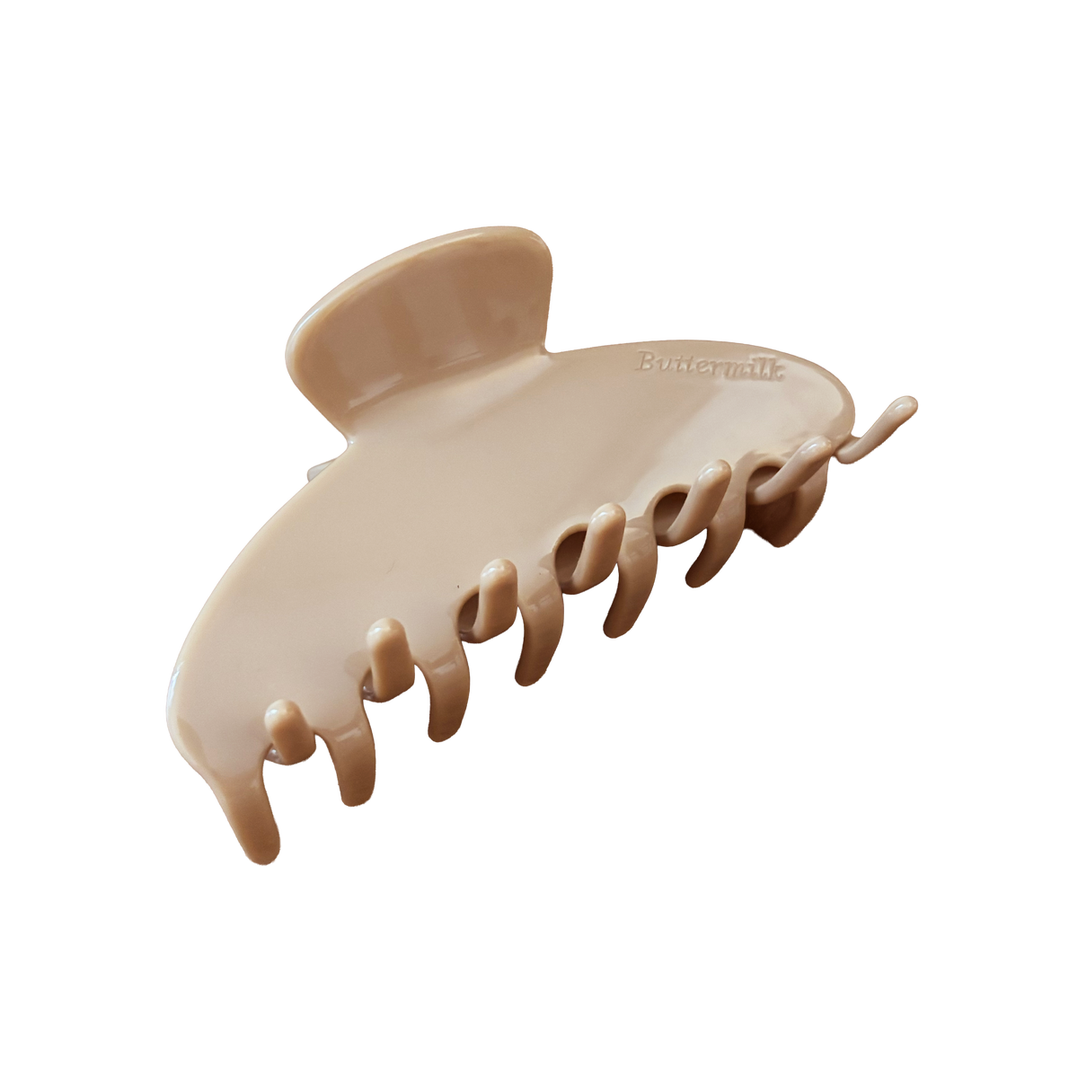 Elle Claw Clip in Oat Milk