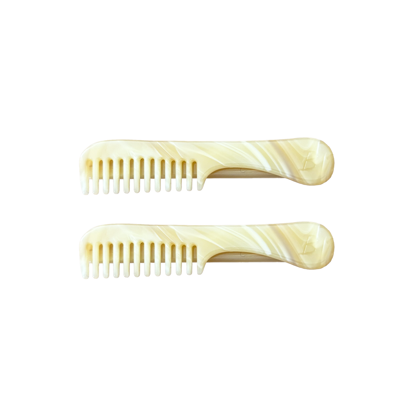 Kunsel Barrettes in Buttercream