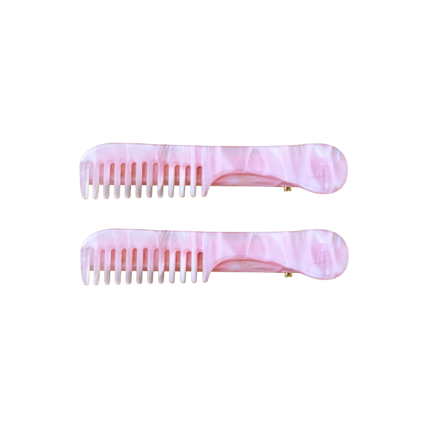 Kunsel Barrettes in Pink Marshmallow