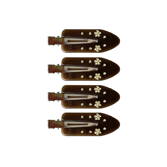 Maddie Creaseless Clips in Dark Roast