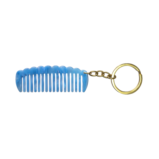 Seanie Comb Keyring in Blue Raspberry
