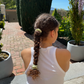 Mia Silk Scrunchie in Pistachio